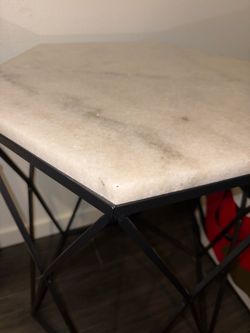 Marble side table