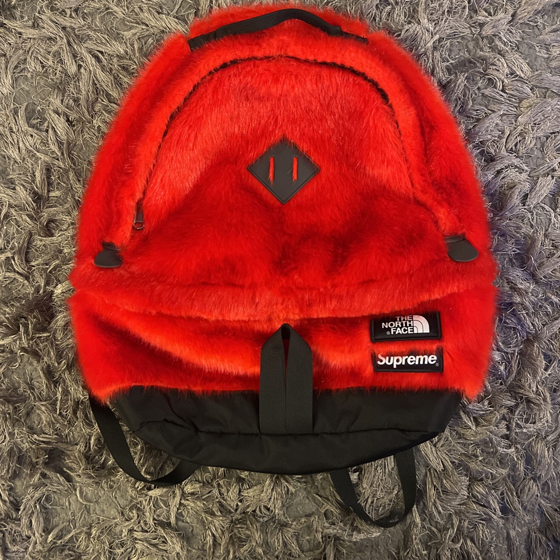 Supreme North Face Fur Backpack