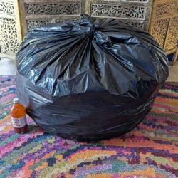 Large Bag Of Aluminum And Plastic Cans