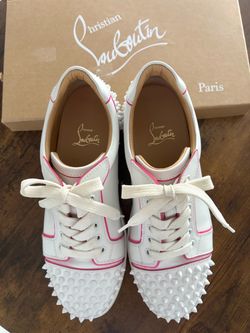Christian Louboutin Vieira Spikes Sneakers Size 10  WORN ONCE