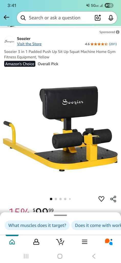 Soozier 3-in-1 Squat