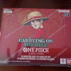 One Piece OP-13 Carrying on His Will New Booster Box English Sealed
