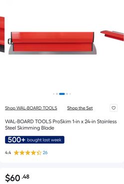 WAL-BOARD TOOLS ProSkim 24-in Stainless Steel Skimming Blade