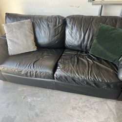 Leather Couch 