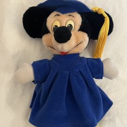 Vintage Disney Mickey Mouse - Graduation Cap And Gown 