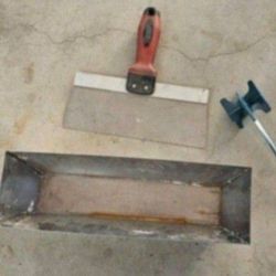 Mud Pan, Mixer, Scraper 