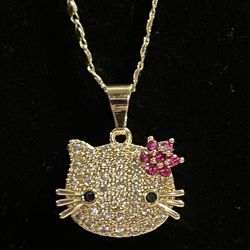 Hello Kitty Gold Plated Chain