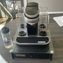 Bartesian Premium Cocktail Machine – Like New w/ Glass Stand & Bottles