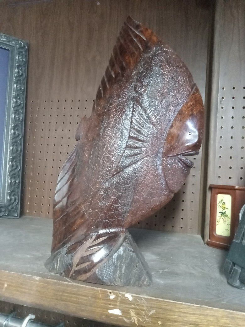 Wooden Carved Fish