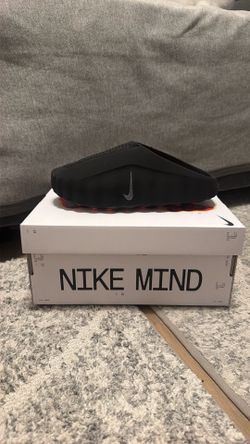 black nike mind 001 slide size 8M