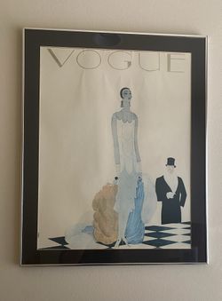 Vogue Magazine Cover Framed Poster Print