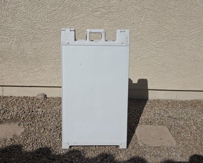 A Frame Plastic Sign Board