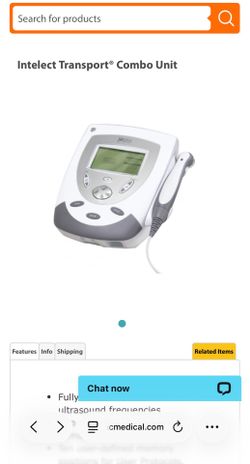 Chattanooga Intelect Transport Combo (Stim + Ultrasound) – Working Condition