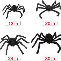 new Halloween Spider Decorations, Halloween Scary Giant Spider Set About this item Valuable Halloween Decoration Set - Comes with 4 large black spid