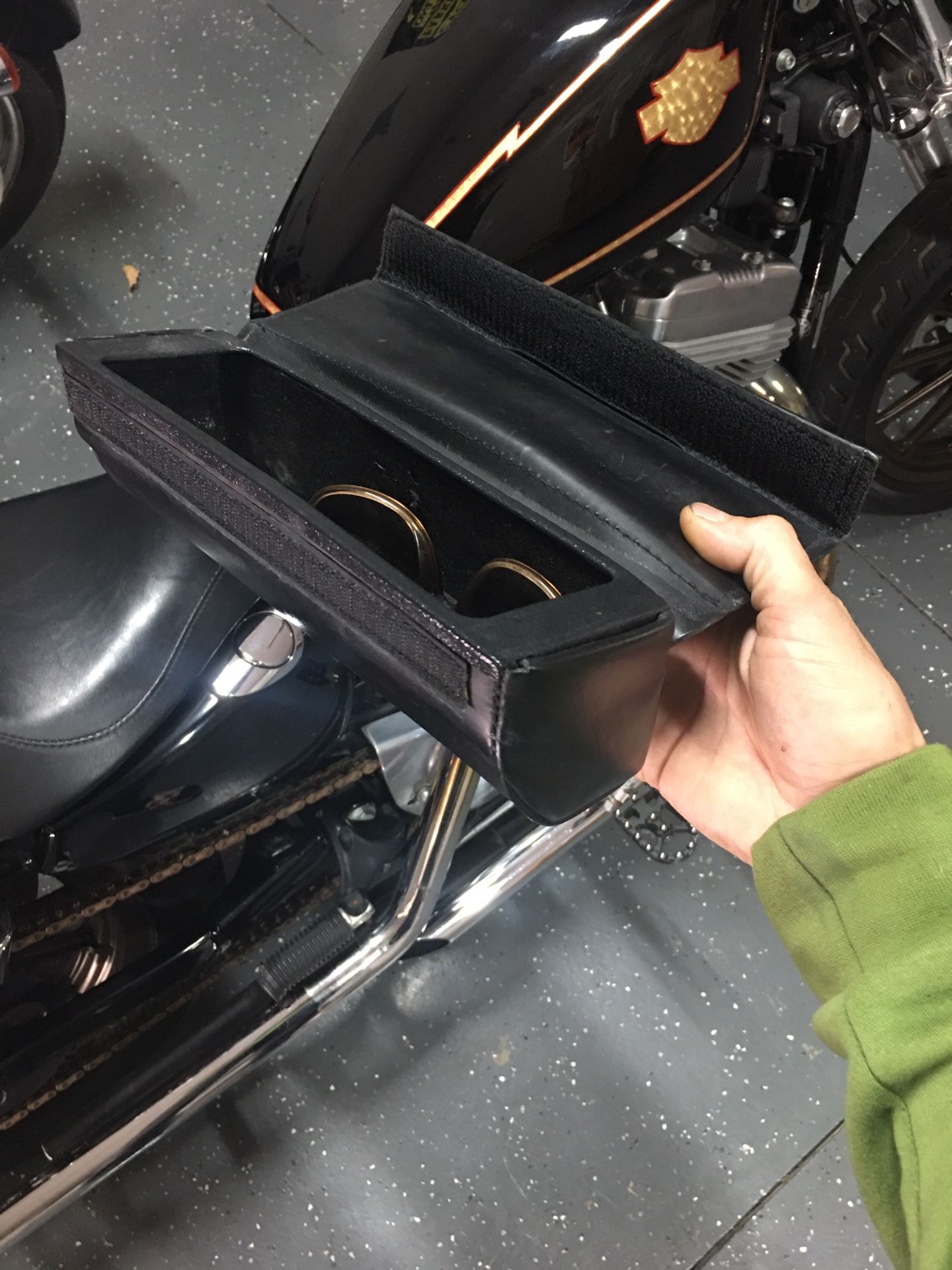 Harley-Davidson leather bag/case