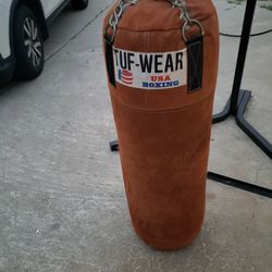 Leather Punching Bag W/ Stand 