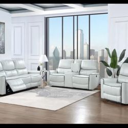 Reclining Sofa And Loveseat Couch Set With FREE RUG 