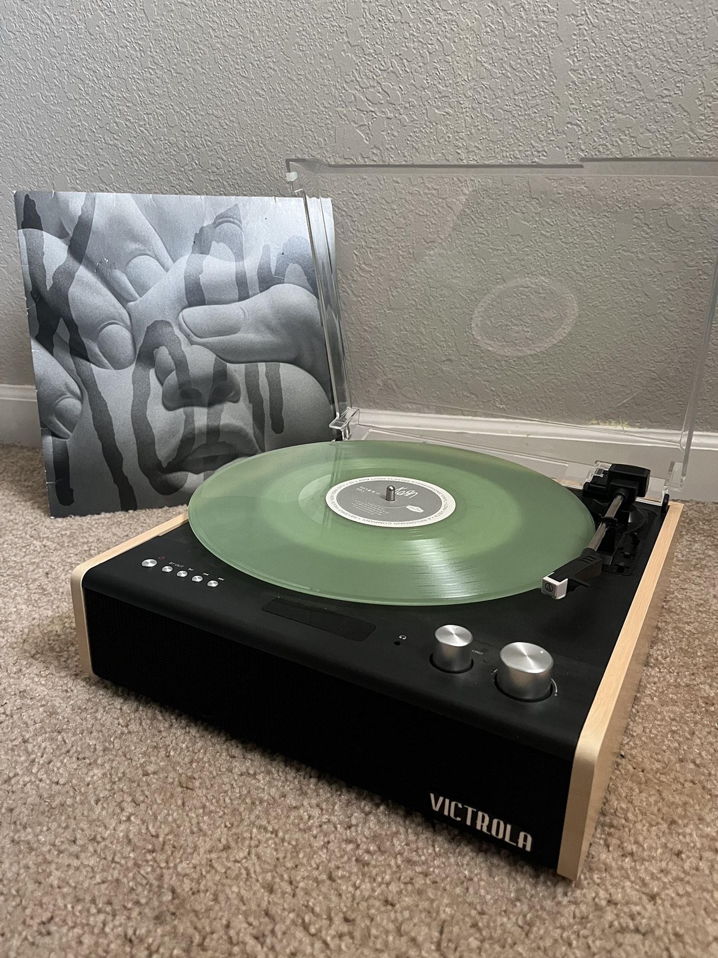 Record Player + Korn Vinyl 