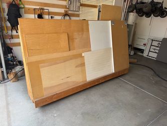 Custom made wood/storage cart