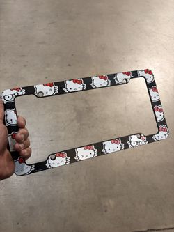 Hello Kitty License Plate Frame 