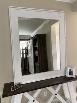 Rustic farmhouse mirror