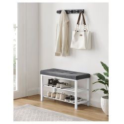 3-Tier Shoe Storage Bench