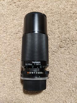 Tamron Adaptall Lens With Adapter And Caps 