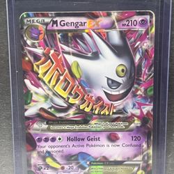 M Gengar EX XY 166 Black Star Promo