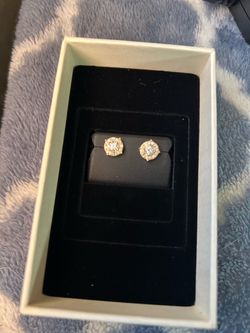 925 Silver Moissanite Earrings