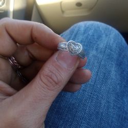 Diamond Heart Ring 