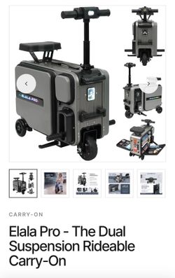 Elala Pro rideable luggage Carry-On