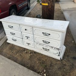 FREE! Dresser Good For Garage Or Shed Storage