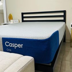 🛏️ QUEEN Casper Memory Foam Mattress - Like New 