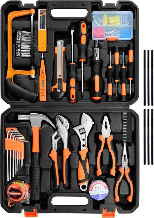 New 148 Piece Home Repair Tool Kit