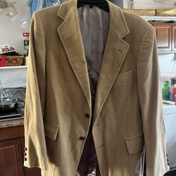 Men’s Tan Corduroy Blazer - Kuppenheimer