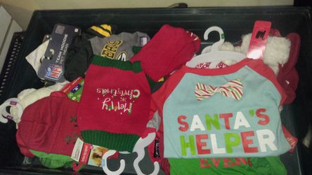Brand new dog Christmas sweaters all sizes