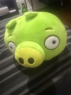 Angry Birds Green Pig 6" Plush Stuffed Toy Video Game Doll Rovio 2022