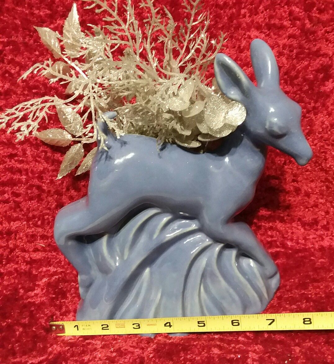 Vintage Shawnee Deer - Ceramic Vase - Succulent Planter