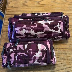 New Lug Purple Camo Trolley & Mini Waterproof Flexible Cases
