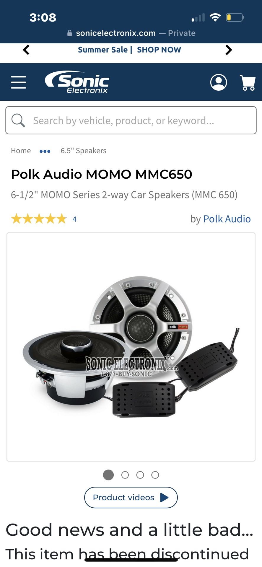 Polk MOMO Speakers