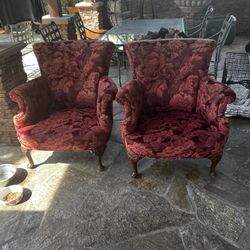 Antique chairs in fair condition