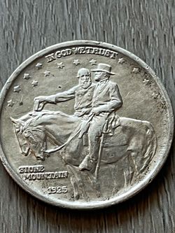 1925 Stone Mountain half dollar 90% silver