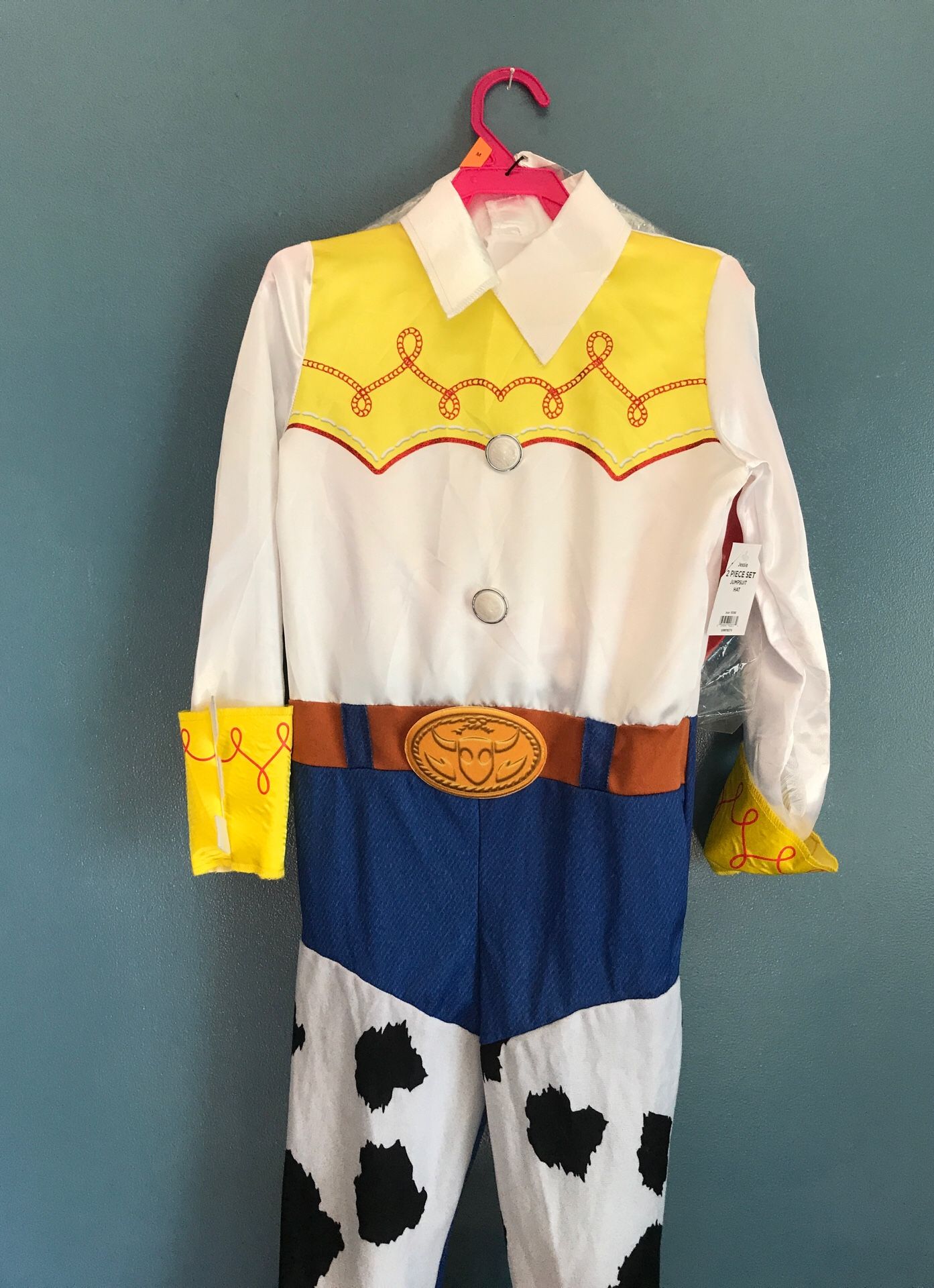 DISNEY TOY STORY4 JESSIE COSTUME GREAT FOR BIRTHDAY OR DRESS UP KIDS SIZE MEDIUM 7/8