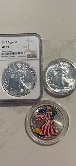Silver Dollars. Three Great Collectable Coins