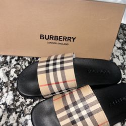 Burberry slides size 10.5 Men’s