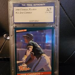 1986 Donruss The Rookies #22 Jose Canseco Baseball Card