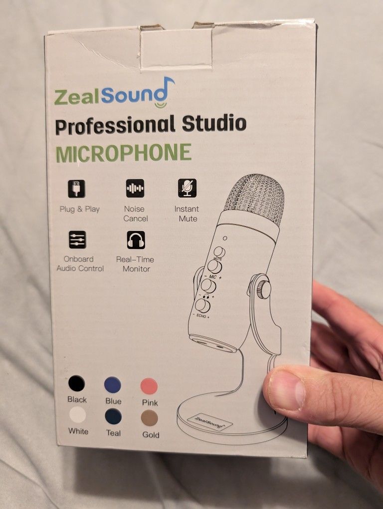 ZealSound Professional Studio Microphone NEW IN BOX!