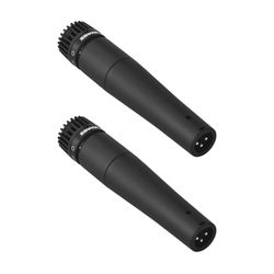 Shure SM57-LC-COMBO-PAC-2 Pkg SM57-LC Dynamic Instrument Mic