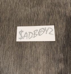 Sadboyz Sticker Decal  For Car Laptop Tumbler 5x2 Inches