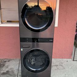 Lg Thinq Stacked Washer And Dryer 